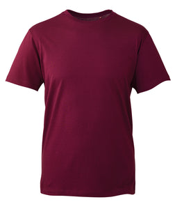 fashion t-shirt solid burgundy
