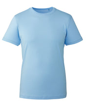 Load image into Gallery viewer, fashion t-shirt solid light blue
